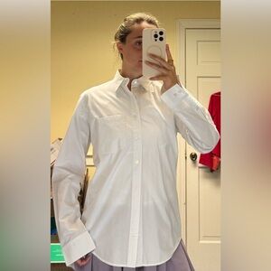 Classic White women’s button down Shirt